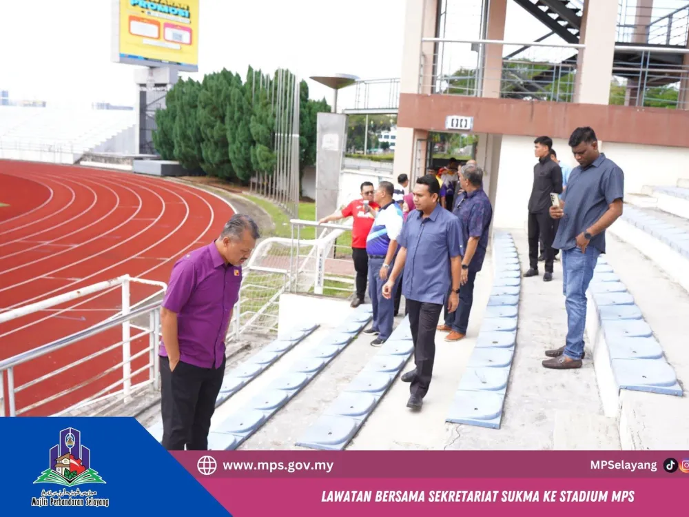 LAWATAN BERSAMA SEKRETARIAT SUKMA KE STADIUM MPS