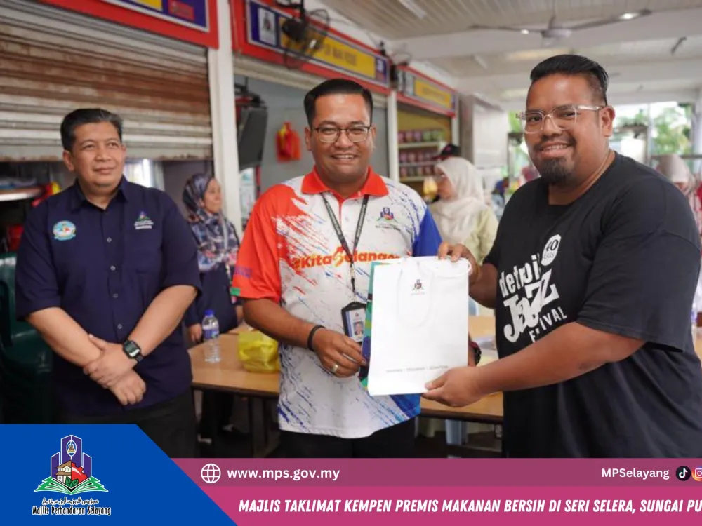 MAJLIS TAKLIMAT KEMPEN PREMIS MAKANAN BERSIH DI SERI SELERA, SUNGAI PUSU