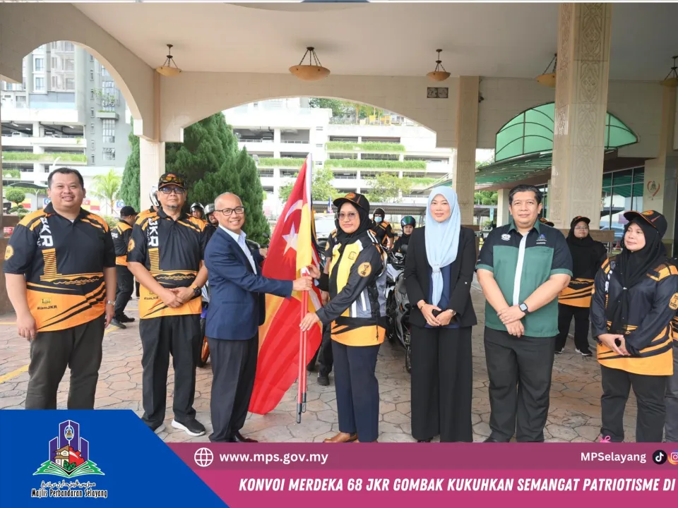 KONVOI MERDEKA 68 JKR GOMBAK KUKUHKAN SEMANGAT PATRIOTISME DI MPS