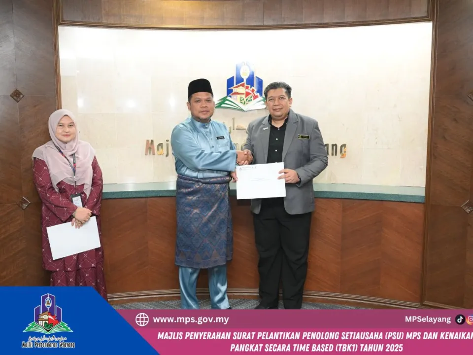 MAJLIS PENYERAHAN SURAT PELANTIKAN (PSU) MPS & KENAIKAN PANGKAT (TBK1) 2025