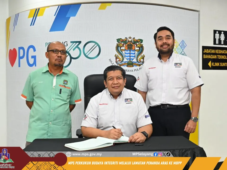 MPS PERKUKUH BUDAYA INTEGRITI MELALUI LAWATAN PENANDA ARAS KE MBPP